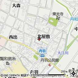 愛知県一宮市丹羽北屋敷1509周辺の地図