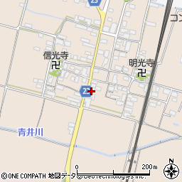 滋賀県高島市安曇川町三尾里524周辺の地図
