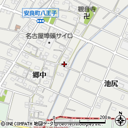 愛知県江南市安良町郷中66周辺の地図