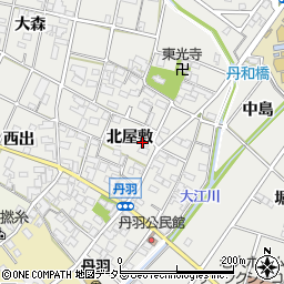 愛知県一宮市丹羽北屋敷1503周辺の地図