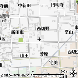 愛知県一宮市時之島西切野53周辺の地図