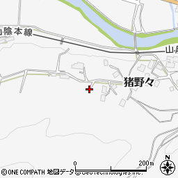 京都府福知山市猪野々156周辺の地図