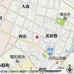 愛知県一宮市丹羽北屋敷1514周辺の地図