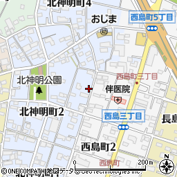 愛知県一宮市北神明町3丁目12-2周辺の地図