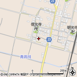 滋賀県高島市安曇川町三尾里455周辺の地図