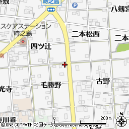 愛知県一宮市時之島毛勝野7周辺の地図