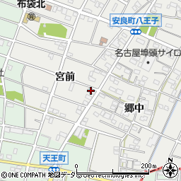 宮瀬新聞店周辺の地図