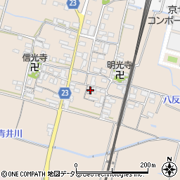 滋賀県高島市安曇川町三尾里533周辺の地図