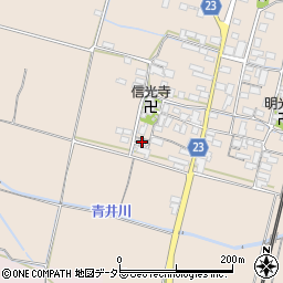滋賀県高島市安曇川町三尾里457周辺の地図