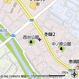 千葉県君津市杢師2丁目8周辺の地図