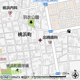 神奈川県平塚市桃浜町17-26周辺の地図