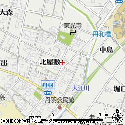 愛知県一宮市丹羽北屋敷1445周辺の地図