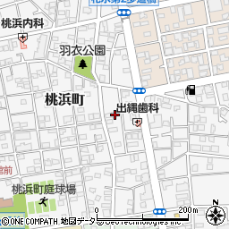 神奈川県平塚市桃浜町17-6周辺の地図