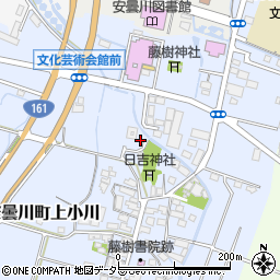 滋賀県高島市安曇川町上小川169周辺の地図
