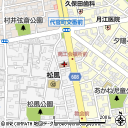平塚商工会議所商業指導課周辺の地図