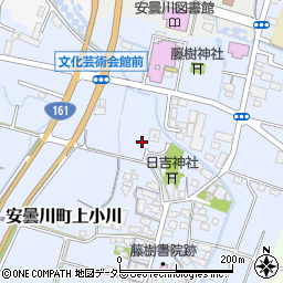 滋賀県高島市安曇川町上小川170周辺の地図