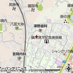 鎌倉雪ノ下ガーデンフラッツ周辺の地図