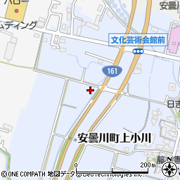 滋賀県高島市安曇川町上小川633周辺の地図