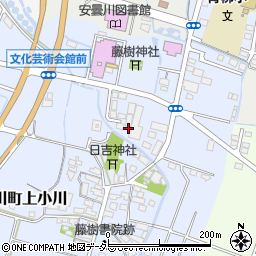 滋賀県高島市安曇川町上小川89周辺の地図