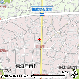 リパーク茅ヶ崎東海岸南１丁目駐車場周辺の地図