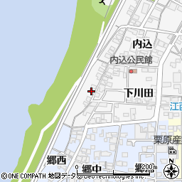 愛知県一宮市奥町堤下一89周辺の地図