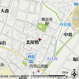 愛知県一宮市丹羽北屋敷1454周辺の地図