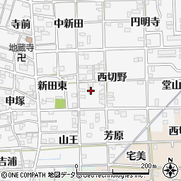 愛知県一宮市時之島西切野50周辺の地図