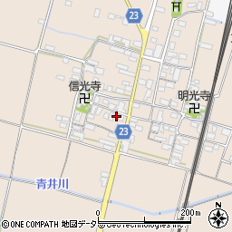 滋賀県高島市安曇川町三尾里451周辺の地図