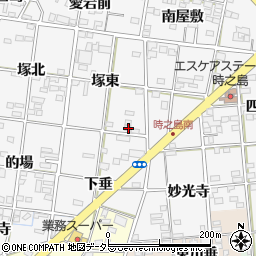 愛知県一宮市時之島塚東43周辺の地図