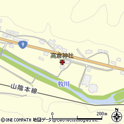 高倉神社周辺の地図