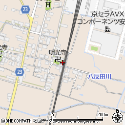 滋賀県高島市安曇川町三尾里668周辺の地図