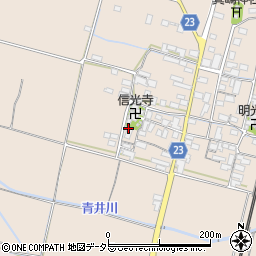 滋賀県高島市安曇川町三尾里439周辺の地図