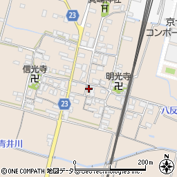 滋賀県高島市安曇川町三尾里539周辺の地図