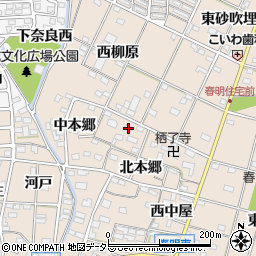 愛知県一宮市春明北本郷49周辺の地図
