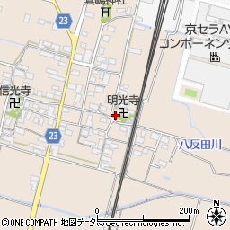 滋賀県高島市安曇川町三尾里595周辺の地図