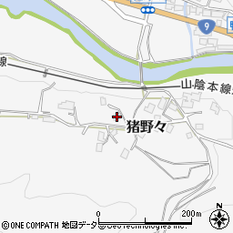 京都府福知山市猪野々128周辺の地図