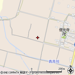 滋賀県高島市安曇川町三尾里周辺の地図