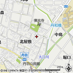 愛知県一宮市丹羽北屋敷1452周辺の地図
