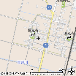滋賀県高島市安曇川町三尾里444周辺の地図