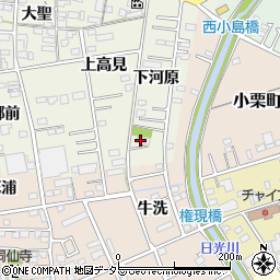 愛知県一宮市今伊勢町馬寄下河原23周辺の地図