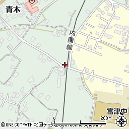千葉県富津市青木1502周辺の地図
