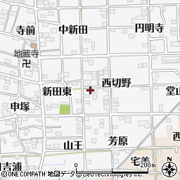 愛知県一宮市時之島西切野45周辺の地図