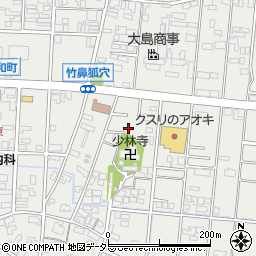 岐阜県羽島市竹鼻町狐穴742-2周辺の地図