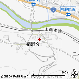 京都府福知山市猪野々100-4周辺の地図