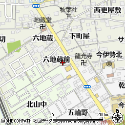 愛知県一宮市今伊勢町馬寄六地蔵前7-5周辺の地図