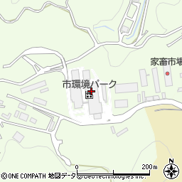 福知山市役所市民総務部　環境パーク周辺の地図