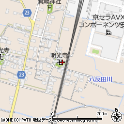 滋賀県高島市安曇川町三尾里673周辺の地図