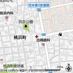 神奈川県平塚市桃浜町17-2周辺の地図