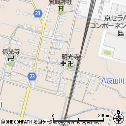 滋賀県高島市安曇川町三尾里594周辺の地図