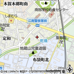 愛知県江南市木賀町大門227周辺の地図